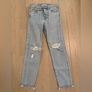Levi's Light Blue Distressed Jeans